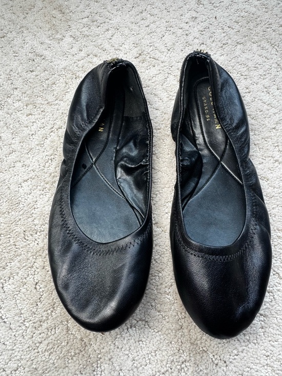 Cole Haan Shoes - Cole Haan Black Leather Ballet Flats - 5.5